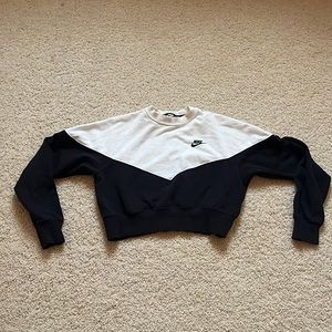 cropped nike sweater